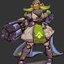 Orisa of Overwatch Humanized