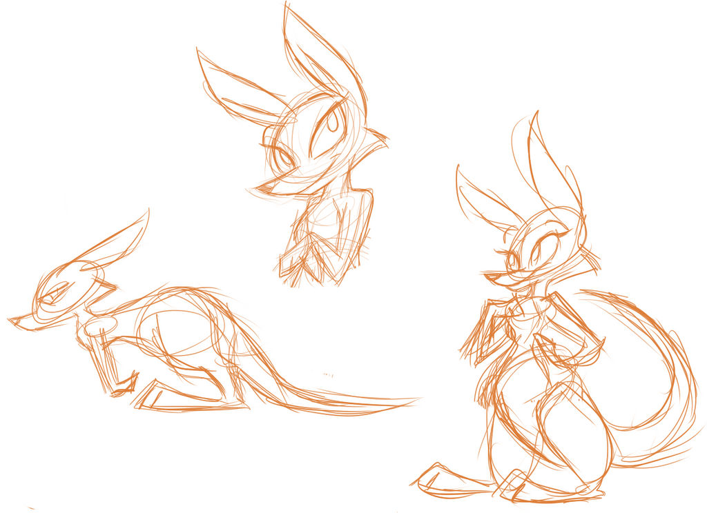 Kangaroo Sketches by MiharuWatanabe on DeviantArt