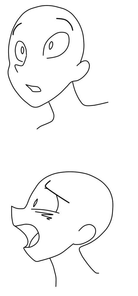 Shock/Shouting Bases by MiharuWatanabe on DeviantArt