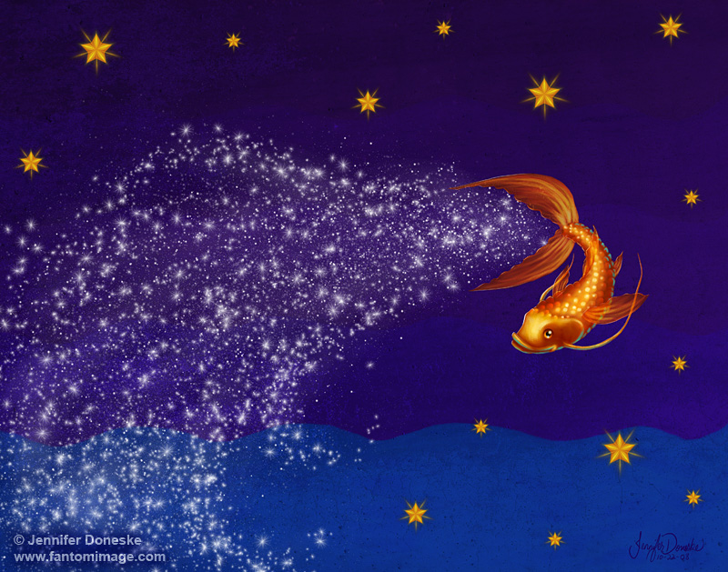 A Koi Among the Stars by whitefantom