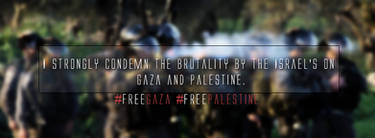 SUPPORT GAZA AND PALESTINE - FACEBOOK COVER