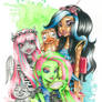 Monster High Commission Venus Rochelle and Robecca