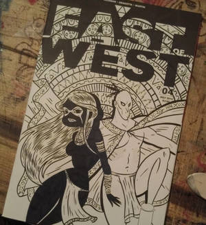 EAST of WEST sketch cover