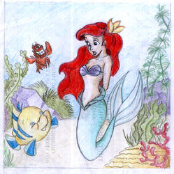 Old painting: Ariel