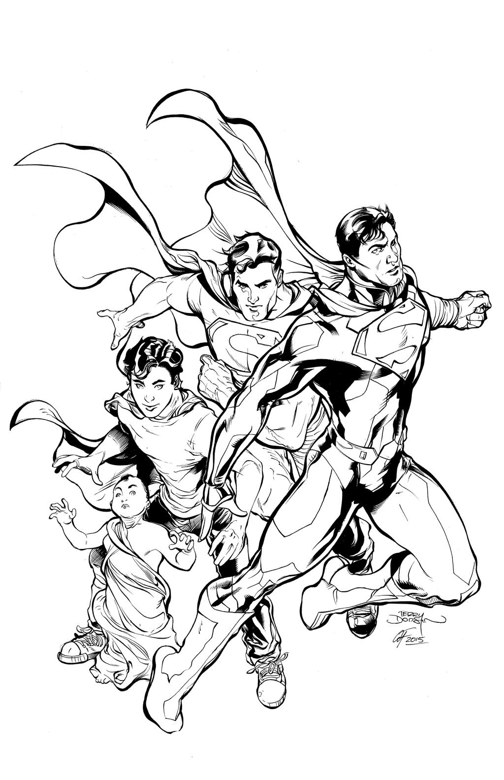 Action Comics #17 Variant Cover Inks