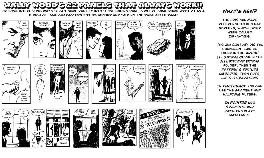 22 Panels That Always Work, by Wally Wood