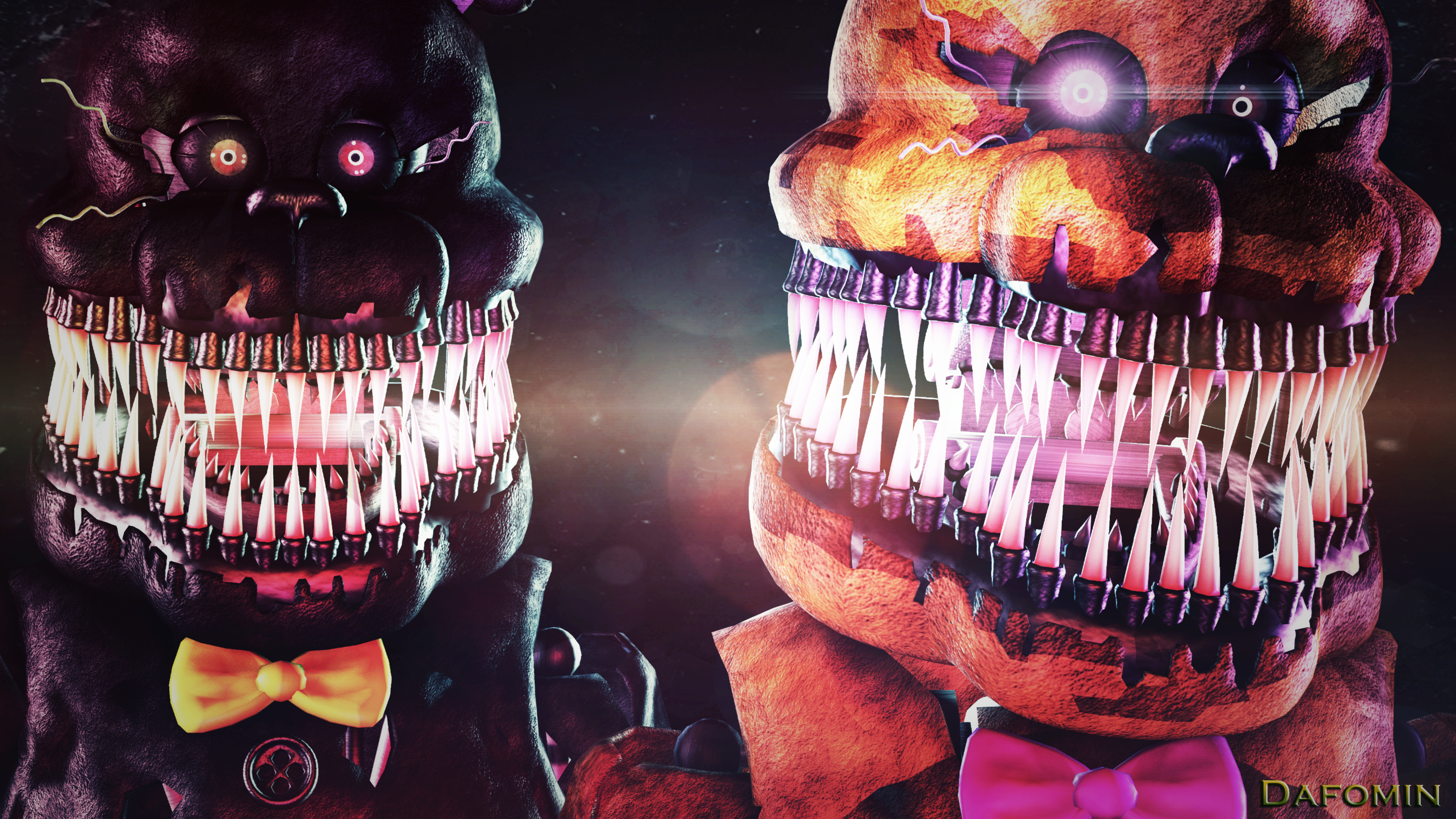 SFM FNAF) Nightmare Fredbear Poster by Mystic7MC on DeviantArt