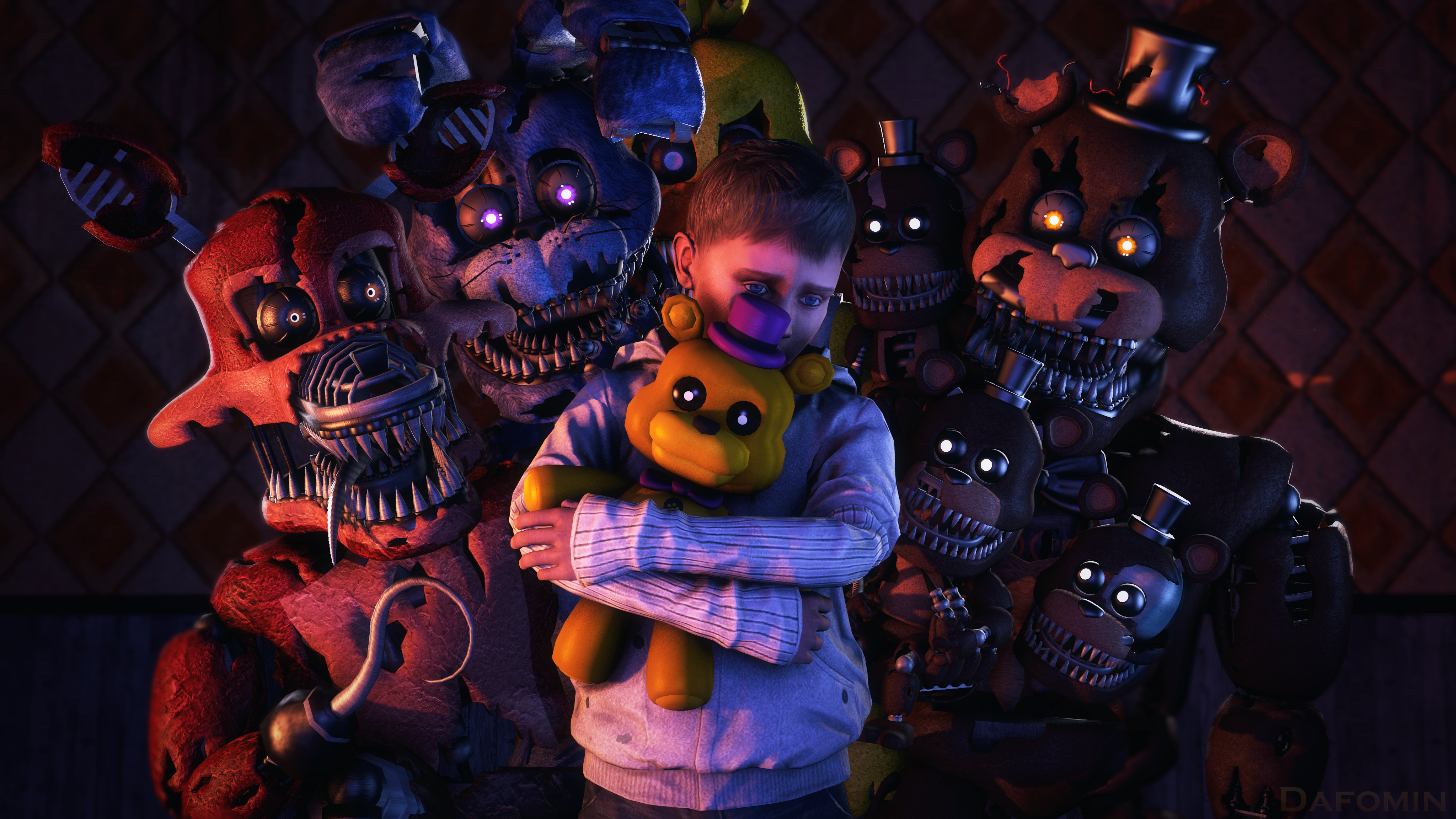 [SFM FNAF]- Scary dreams