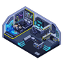 Isometric Commission: Neon Lights