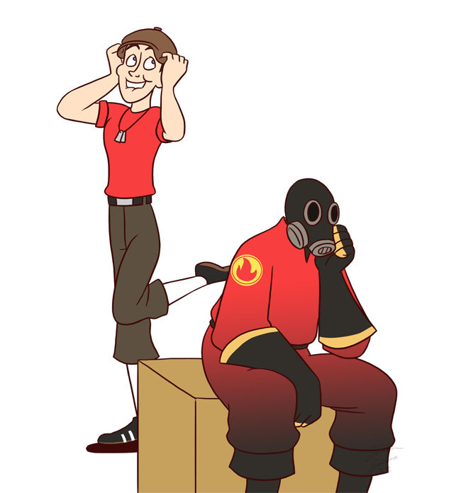 Pyro is sad by smashsweetie on DeviantArt