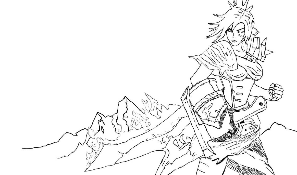 Draw Riven From D2 Riven draw by TheApprenticeWizard on DeviantArt