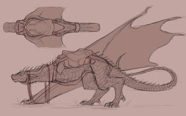 Dragon Saddle Sketch