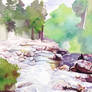 Mountain Stream the painting