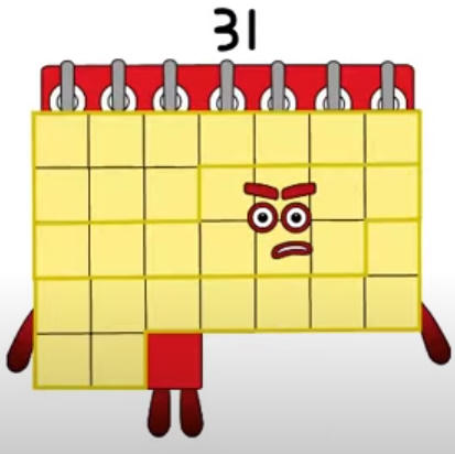 Numberblock mean 31 by benchik09 on DeviantArt