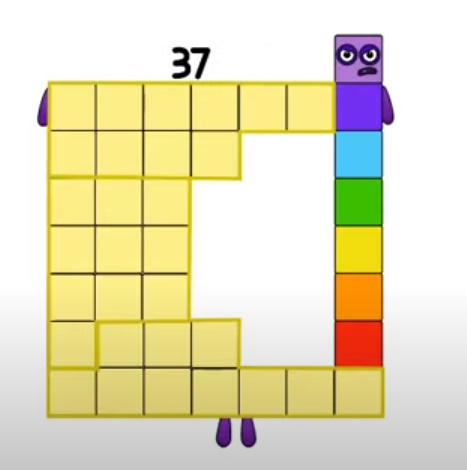 Numberblock mean 37 by benchik09 on DeviantArt