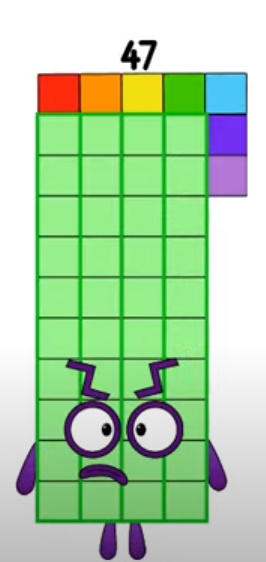 Numberblock mean 47 by benchik09 on DeviantArt