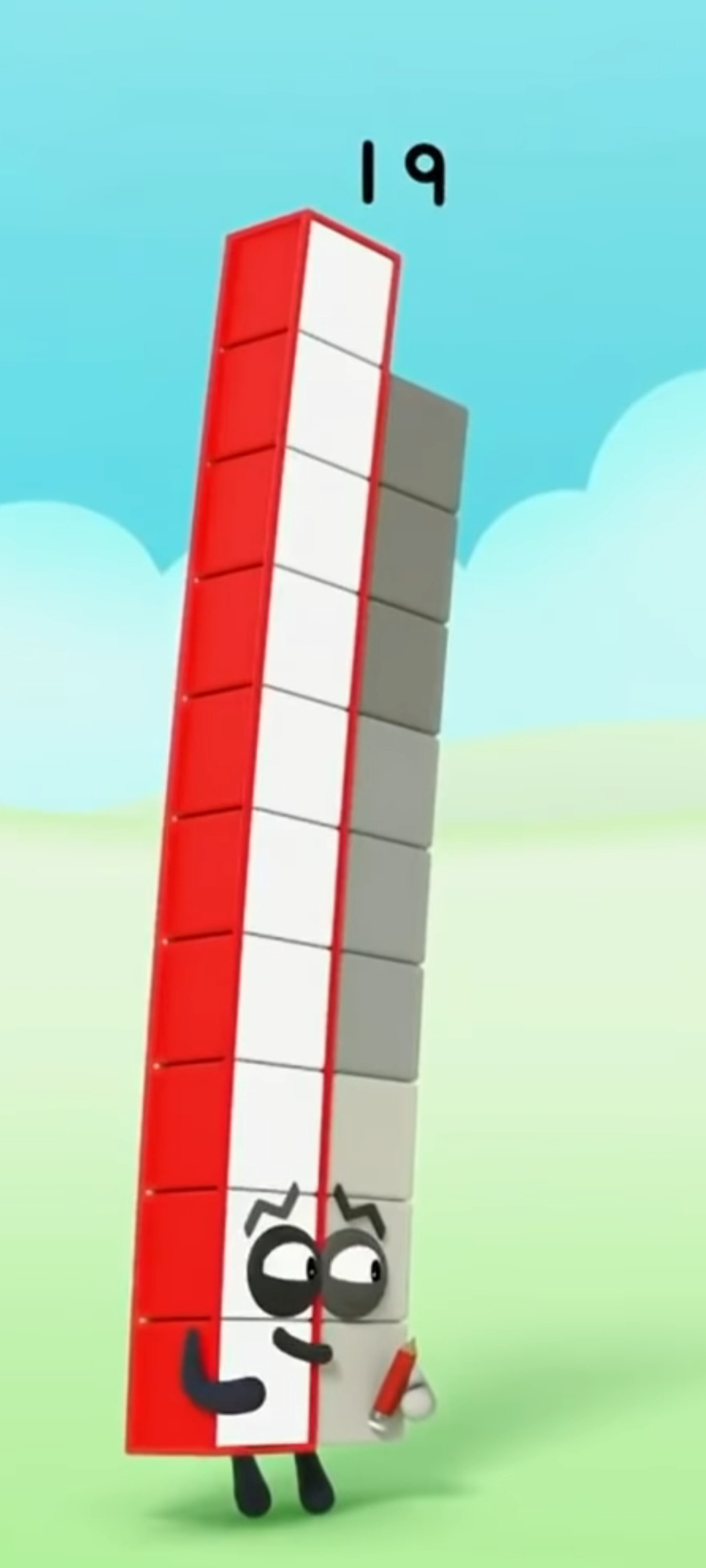 Numberblock 19 is cute by benchik09 on DeviantArt