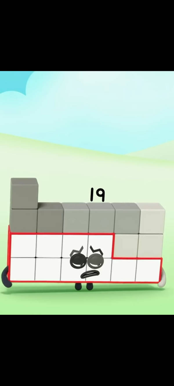 Numberblock 19 is feeling sad by benchik09 on DeviantArt
