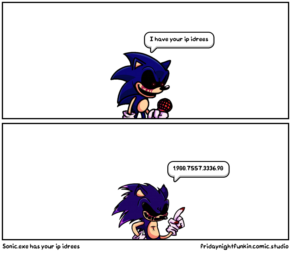 Sonic.EXE, but They Have Kids(Sonic.EXE) - Comic Studio