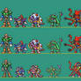 Mega Man Maverick Hunter X Style Sprites