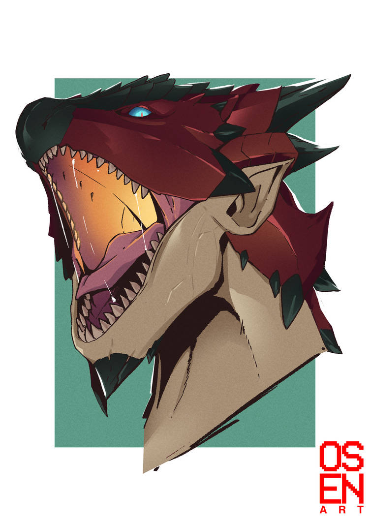 Dreadking Rathalos by OsenArt on DeviantArt