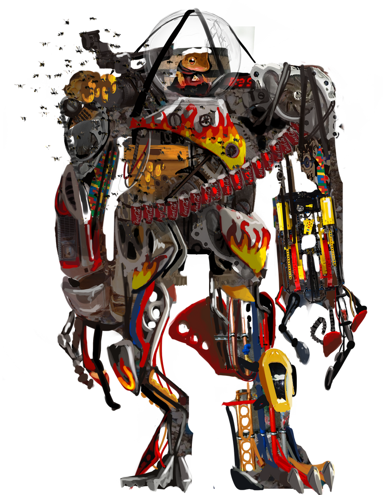 Mech Kitbash by XxDevintheArtistxX on DeviantArt