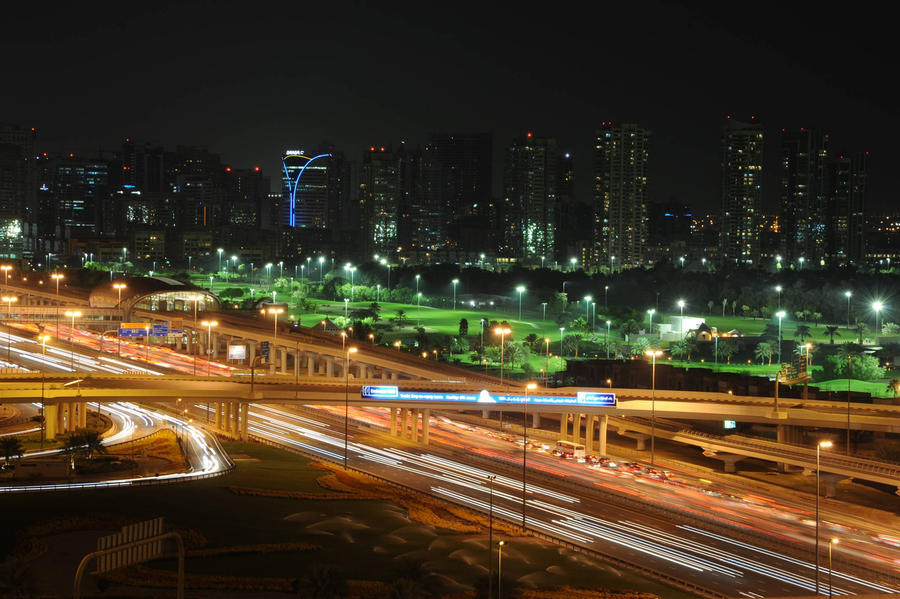 dubai night view 1