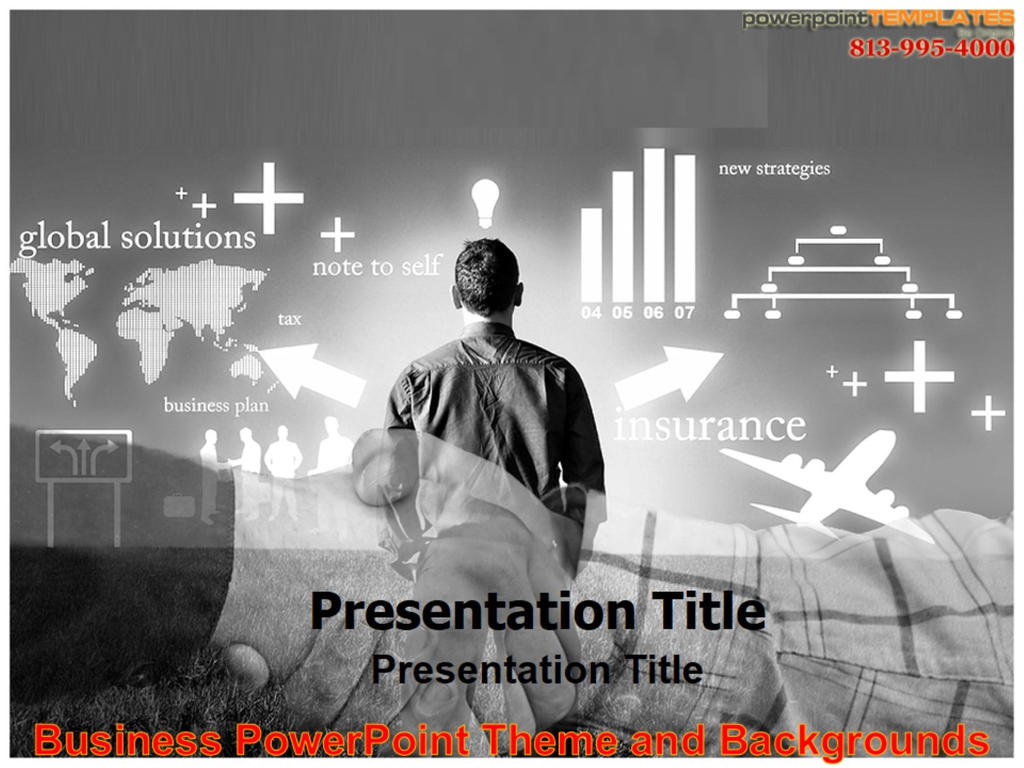 Business PowerPoint Theme and Backgrounds by Template4Powerpoint on ...