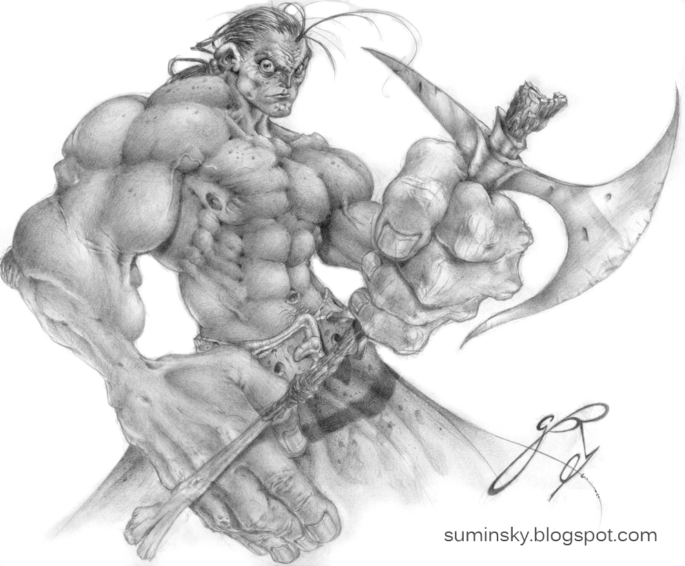 warrior with axe