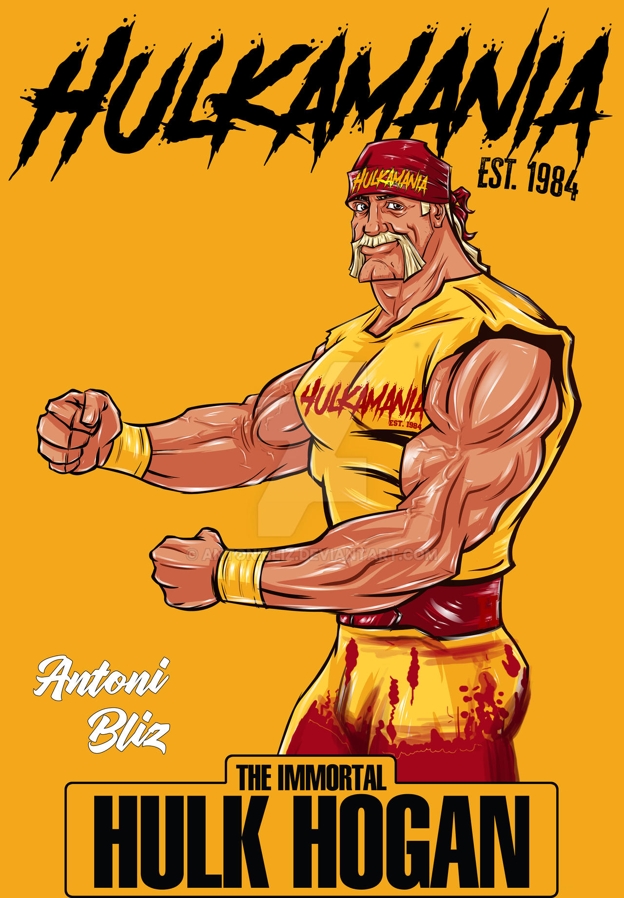 The Immortal Hulk Hogan by AntoniBliz on DeviantArt The Immortal Hulk Hogan by AntoniBliz on DeviantArt