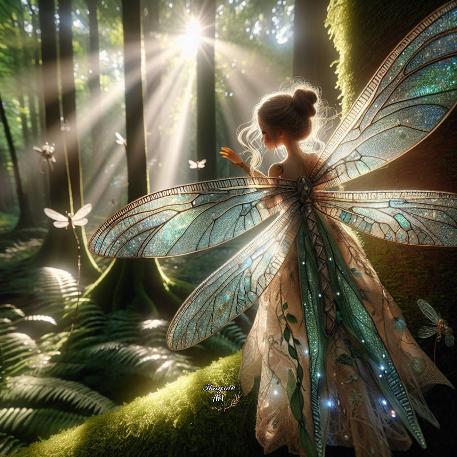 Fairy dragonfly by Thagide on DeviantArt