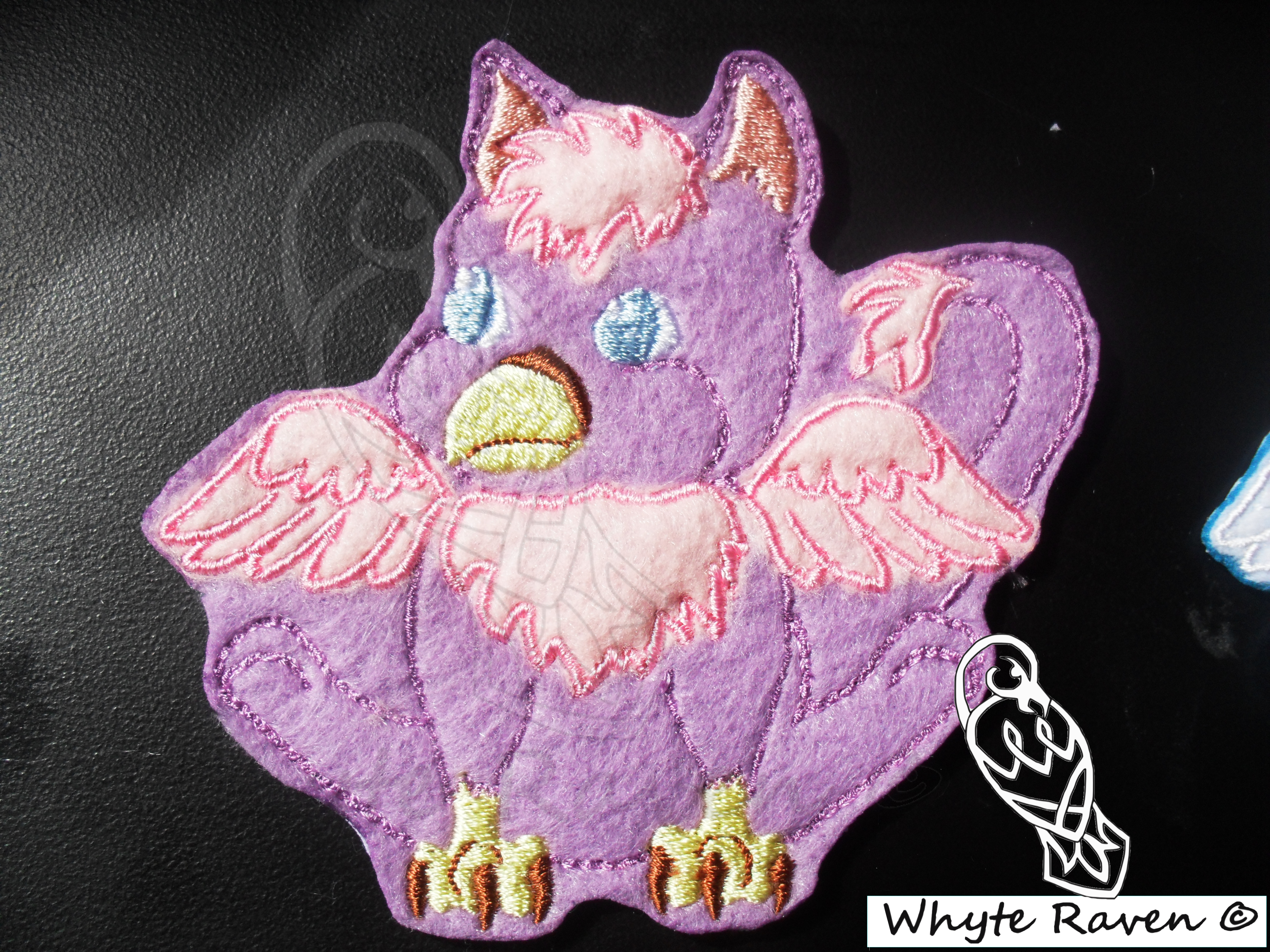 Purple Baby Gryphon Embroidery Patch