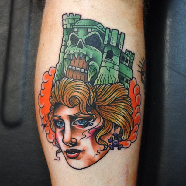 Castle Grayskull Tattoo by gooneytoonstattoo on DeviantArt