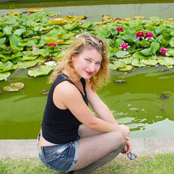 In the heart of waterlilies