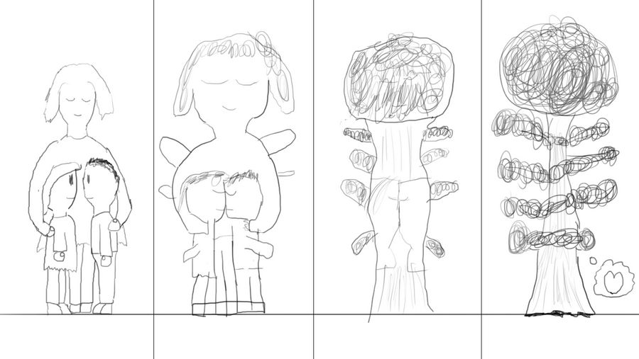 Woman Transform Tree boy, girl and woman to tree transformation seqence by ...