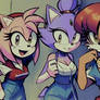 Amy blaze and Sally