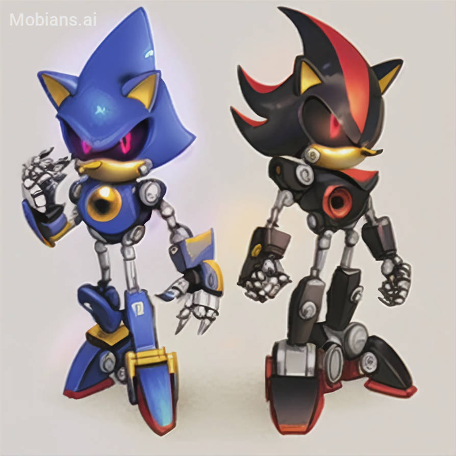 metal Sonic and Metal Shadow by Wolfdruid92 on DeviantArt