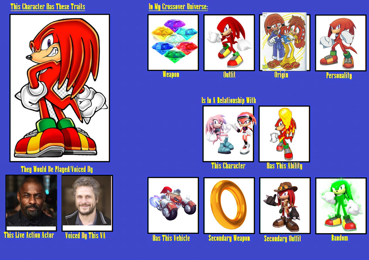 Starfall Knuckles character card by Wolfdruid92 on DeviantArt