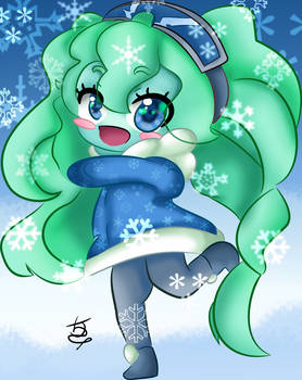 [Fan art] : Aventures : Icy en mode Ski.