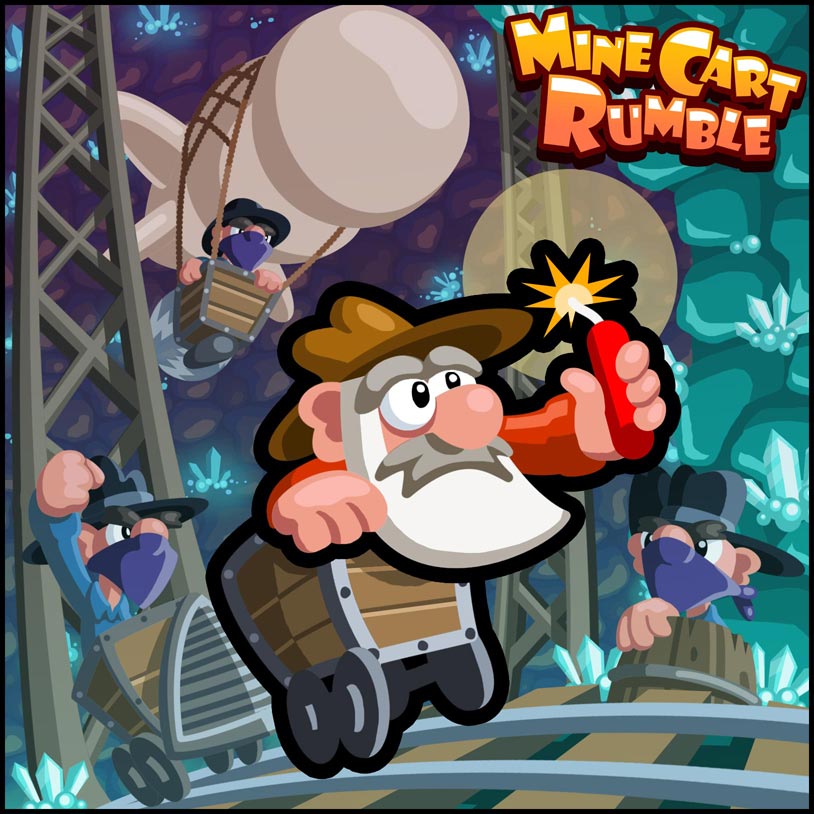 Mine Cart Rumble - Promo Art by zonefox on DeviantArt