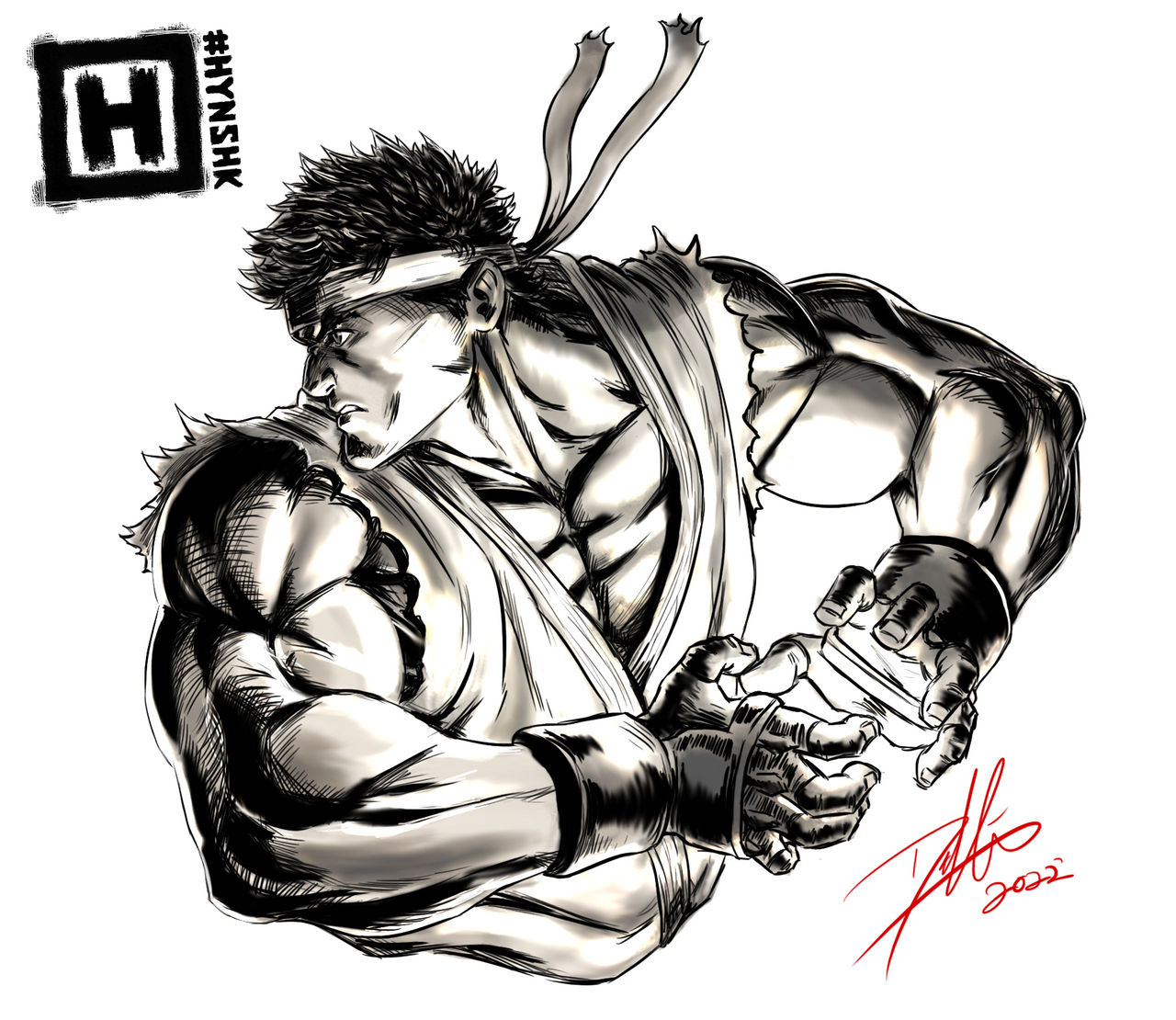 80s Ryu Ryu - Charging by DHK88 on DeviantArt