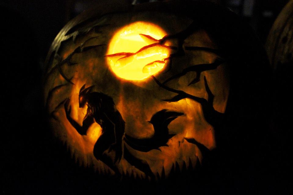 Werewolf Moon- A Pumpkin