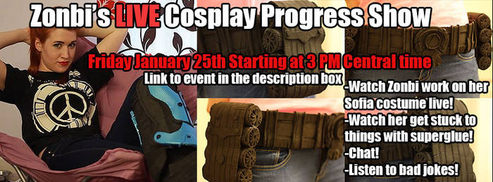 Zonbi's Live Cosplay Progress Show