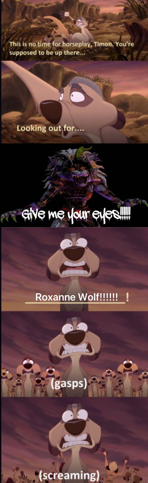 Uncle Max and the meerkats vs Shattered Roxanne by ParkerBrown on ...