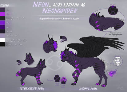 Neon(spider)'s ref. sheet