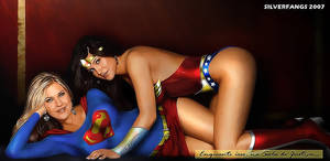 Wonder Woman and Supergirl