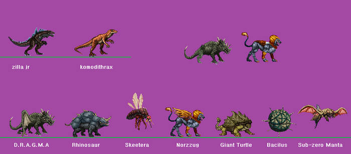 kaiju : Godzilla the series sprite #3