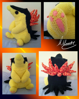 .:Comish:. Typhlosion Crochet