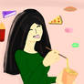Zinira and food