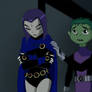 Beast Boy and Raven